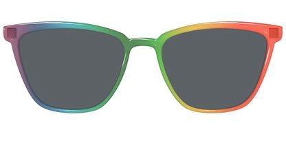 The Polarized Rainbow Gradient Sun Top