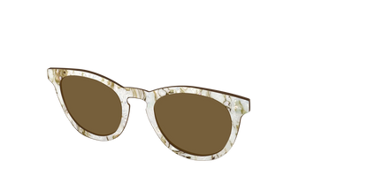 The Polarized Ivory Sand Pearl Shell Sun Top