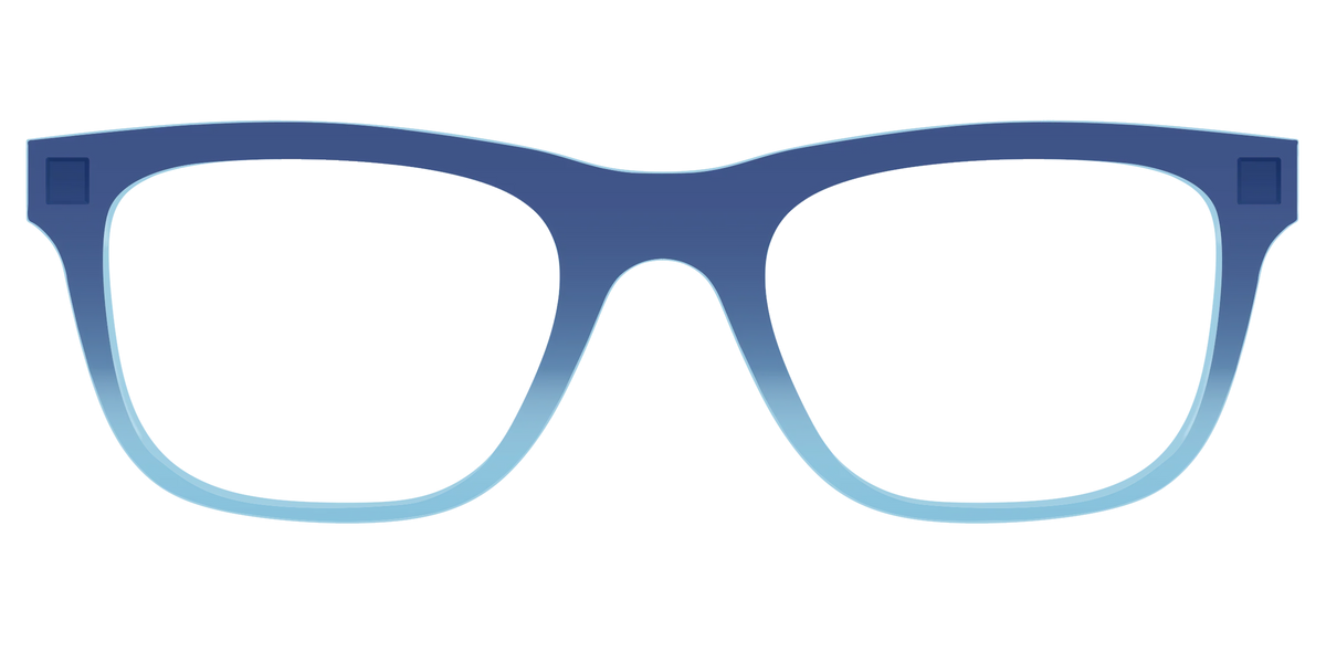 The Indigo to Sky Blue Gradient Crystal