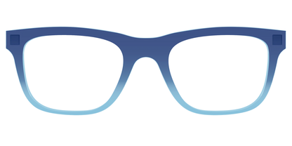 The Indigo to Sky Blue Gradient Crystal