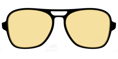 The Black With Citrine Yellow Lens