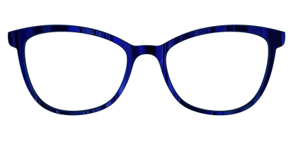 The Indigo Moire Stripes