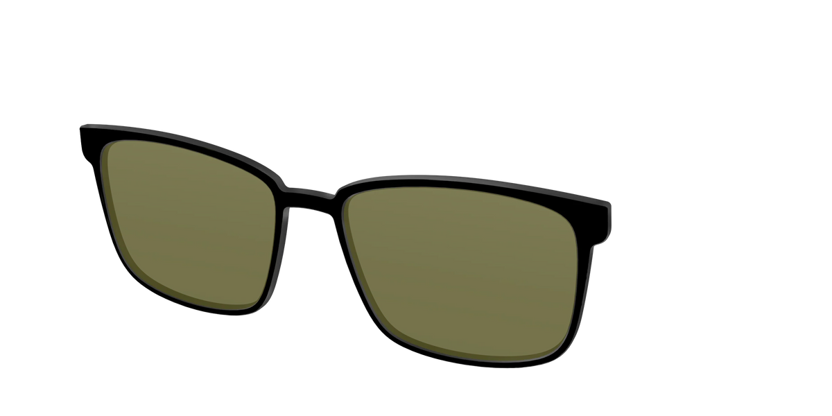 The Black with Green Racquet Sport Lens