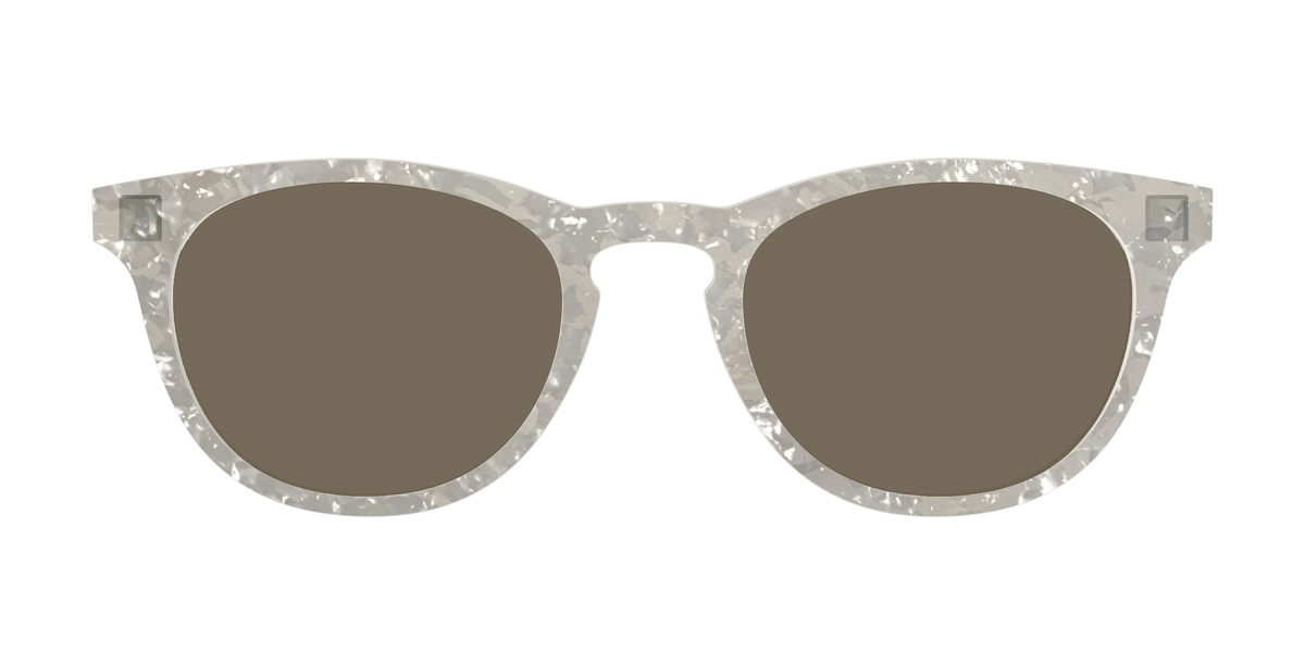 The Polarized White Quartz Pearl Sun Top