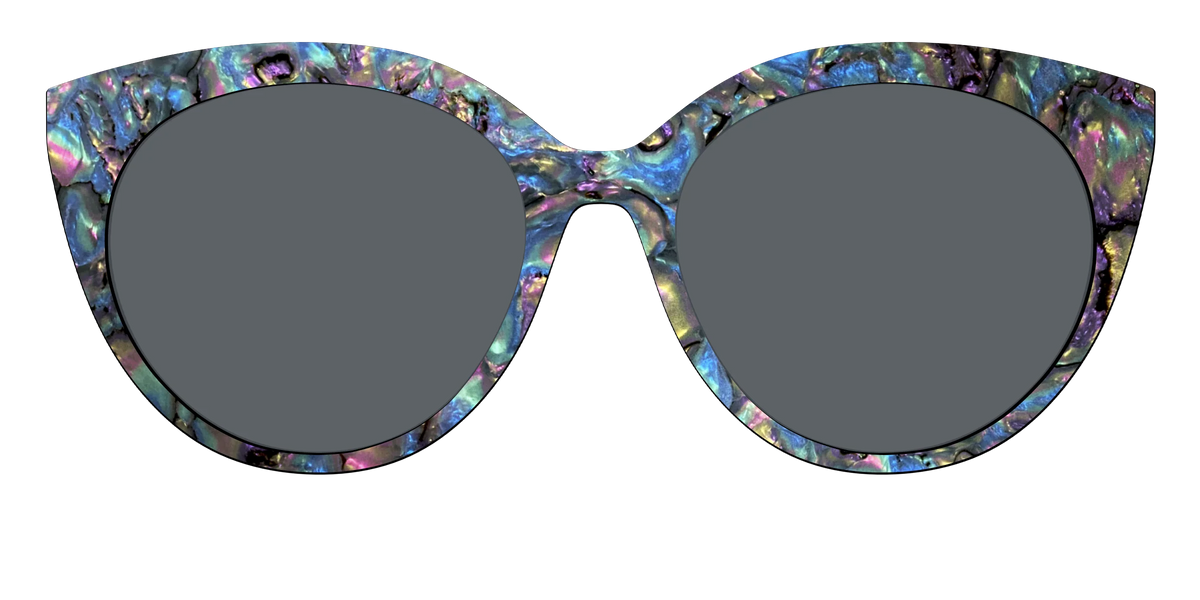 The Polarized Midnight Abalone Sun Top