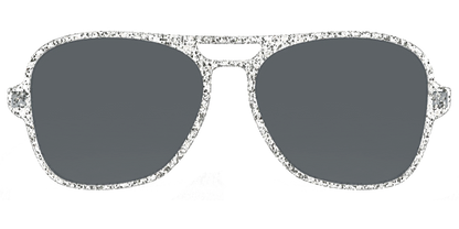 The Polarized Silver Sparkle Sun Top