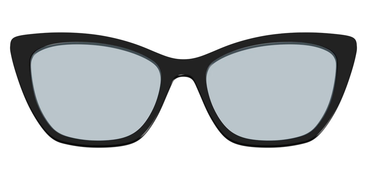 The Black With Slate Blue Lens