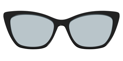 The Black With Slate Blue Lens