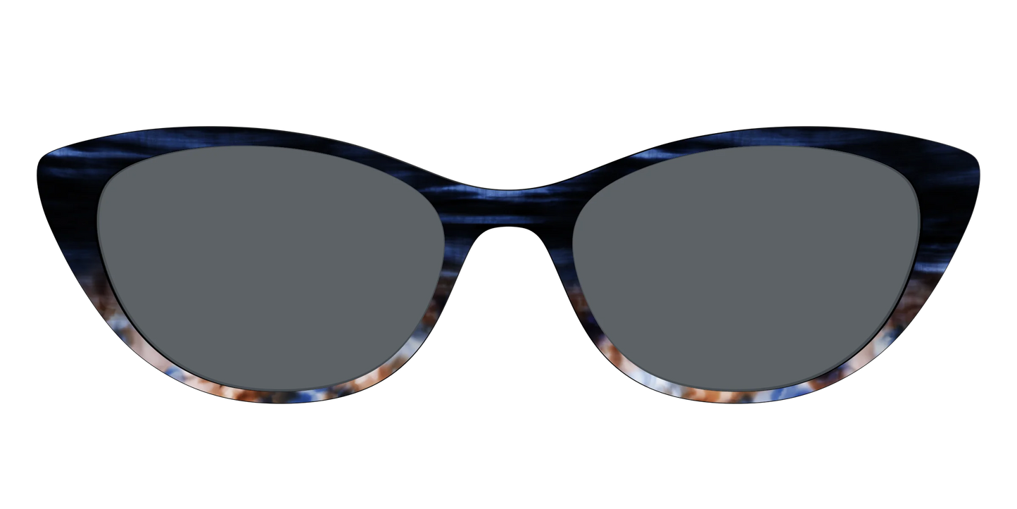The Polarized Blue Horn Tortoise Sun Top