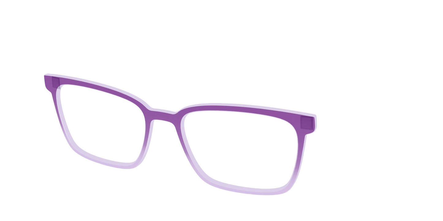The Plum to Lilac Gradient Crystal