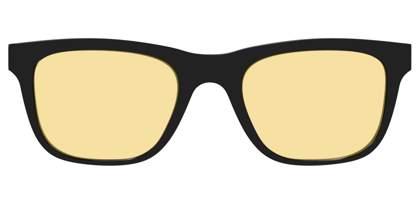 The Black With Citrine Yellow Lens