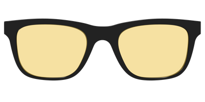 The Black With Citrine Yellow Lens