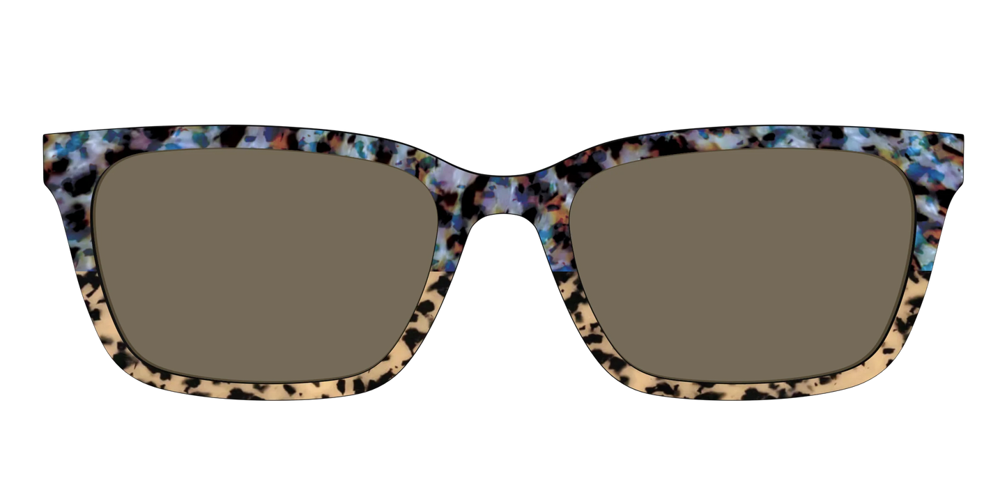 The Polarized Oasis Tortoise Split Sun Top