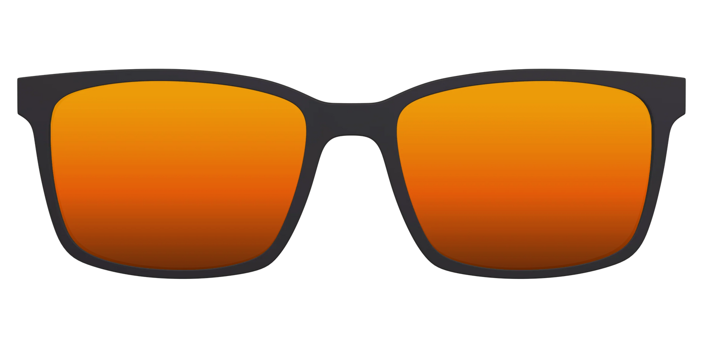 The Polarized Orange Reflective Sun Top