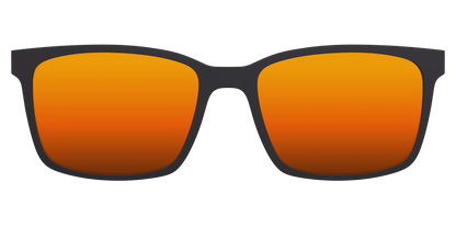 The Polarized Orange Reflective Sun Top