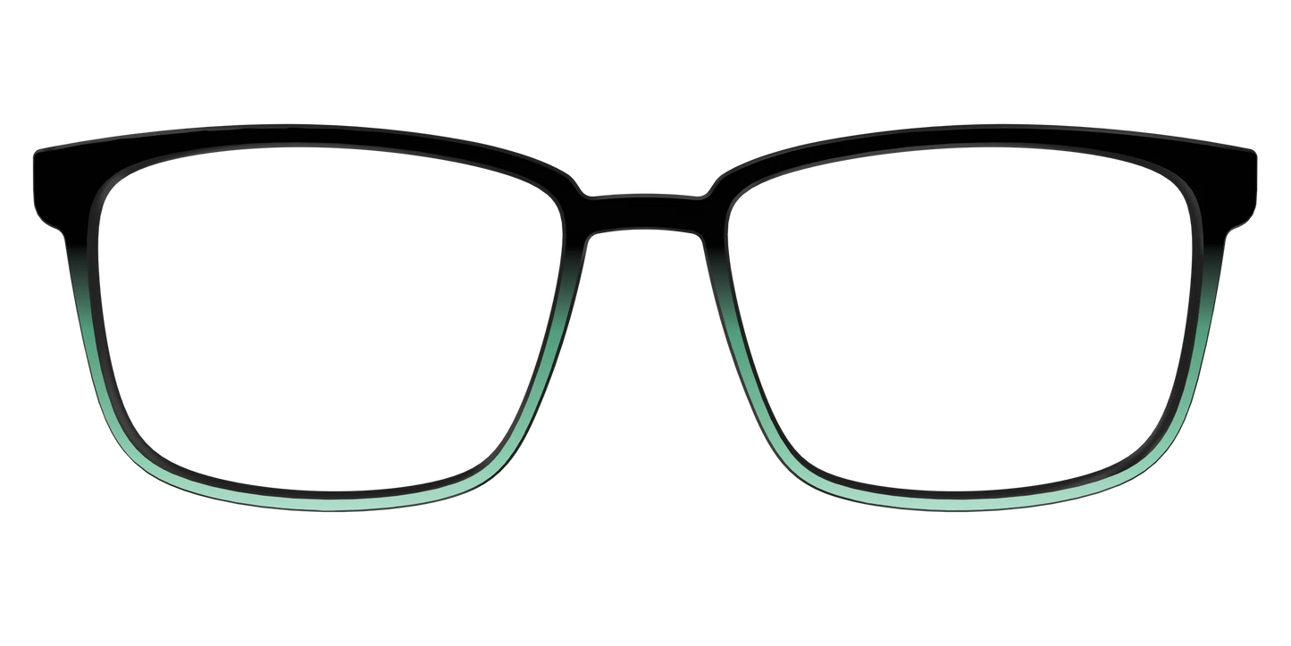 The Black to Spearmint Gradient