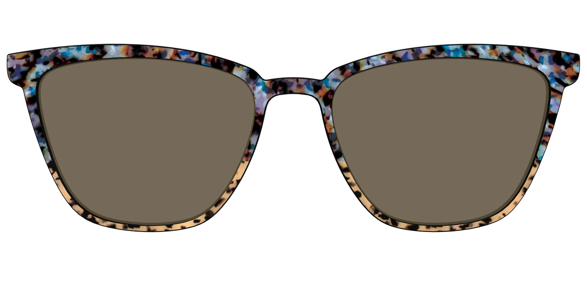 The Polarized Oasis Tortoise Split Sun Top