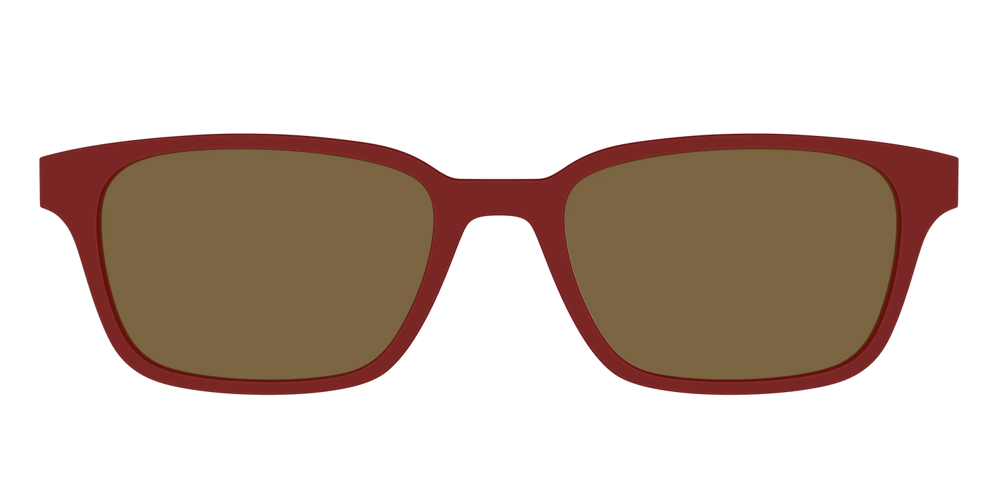 The Polarized Burgundy Sun Top