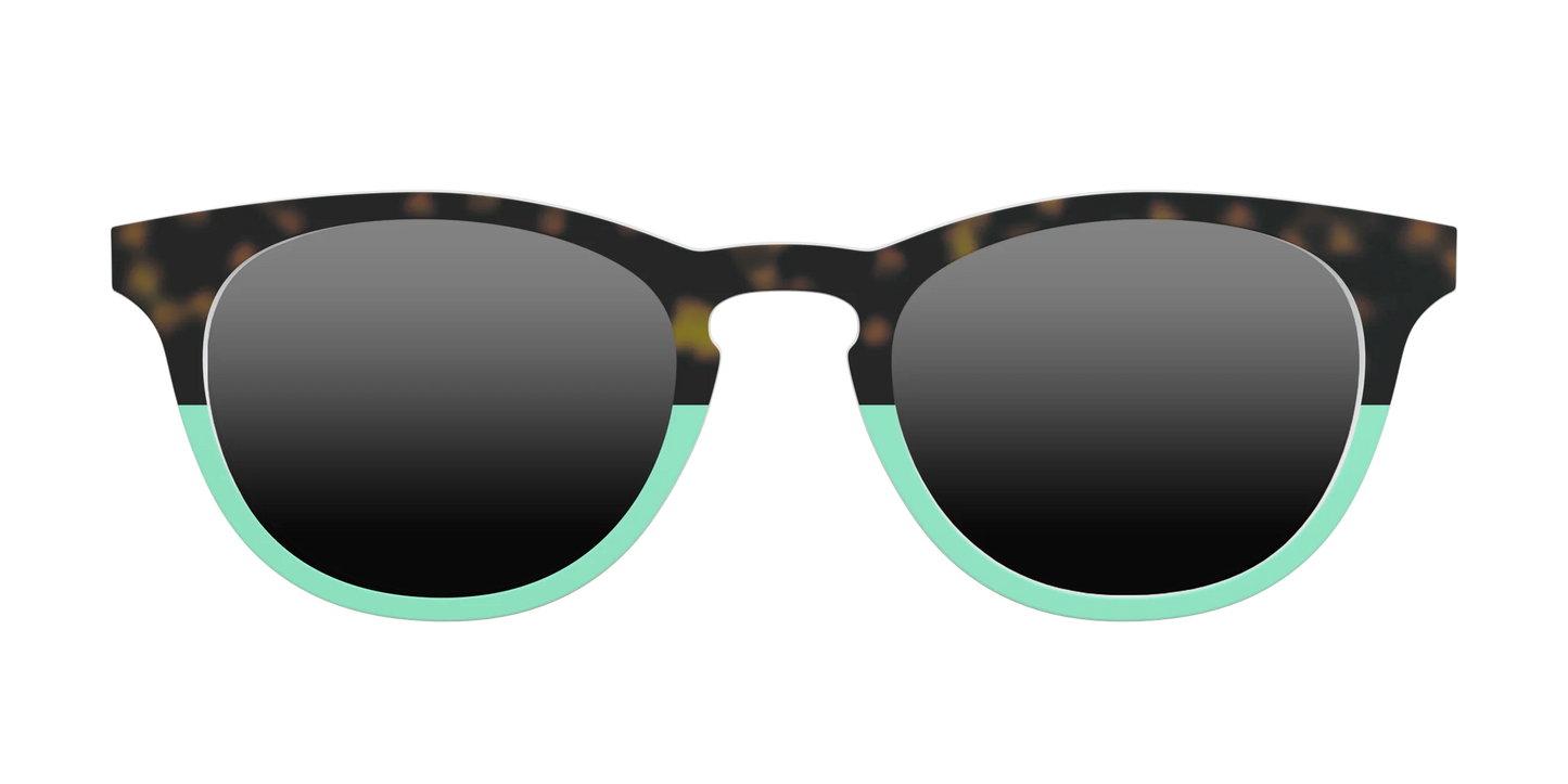 The Polarized Matcha Split Sun Top