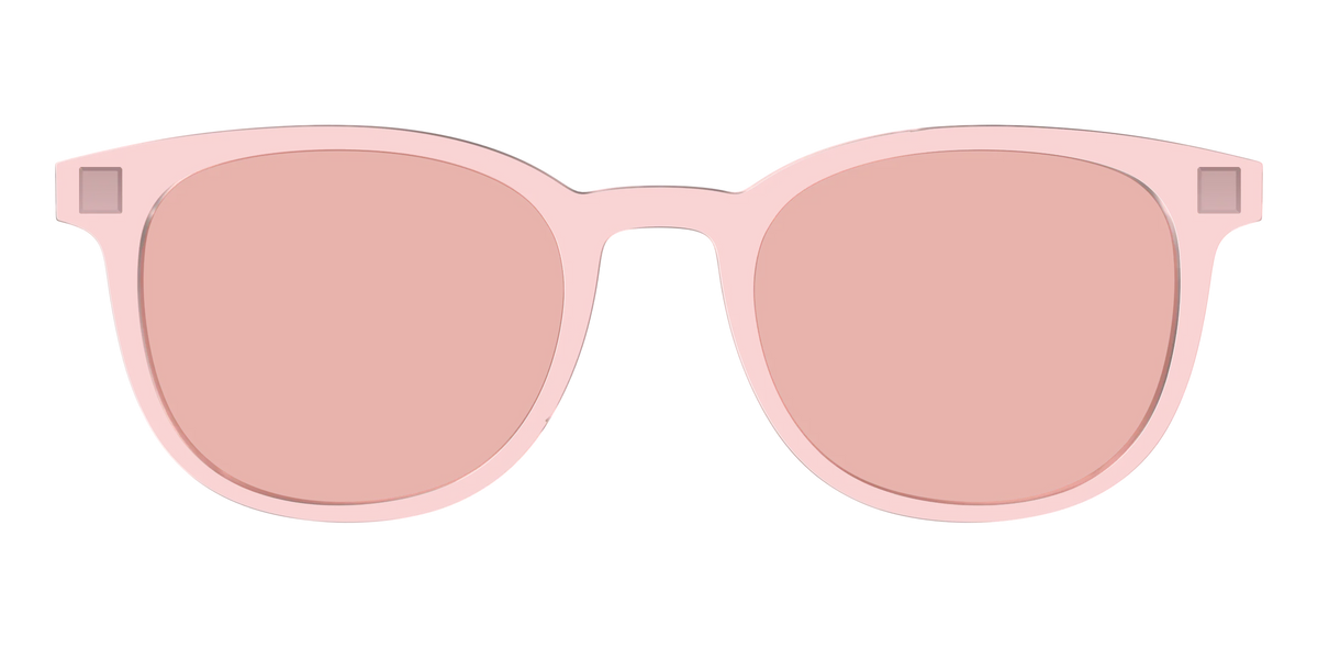 The Pink Crystal With Coral Pink Lens