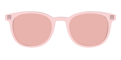 The Pink Crystal With Coral Pink Lens