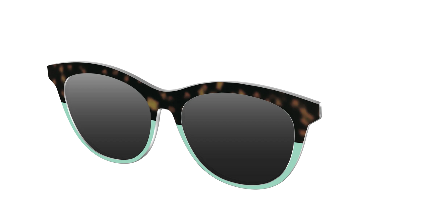 The Polarized Matcha Split Sun Top