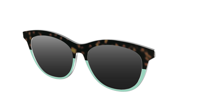 The Polarized Matcha Split Sun Top