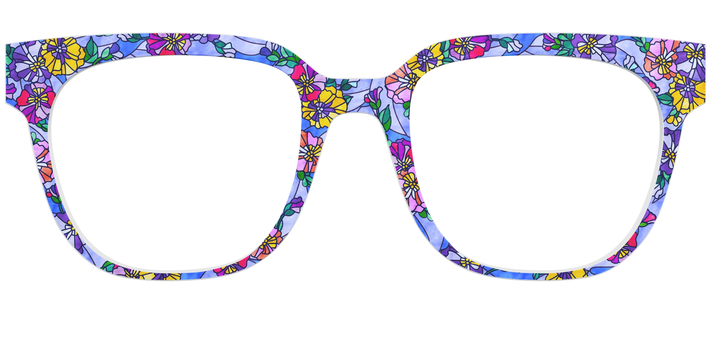 The Pansy Stained Glass