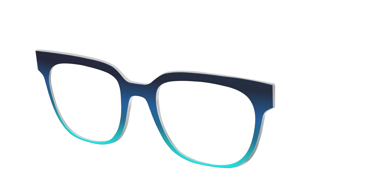 The Royal Blue to Seafoam Gradient