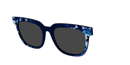 The Polarized Indigo Tortoise Sun Top