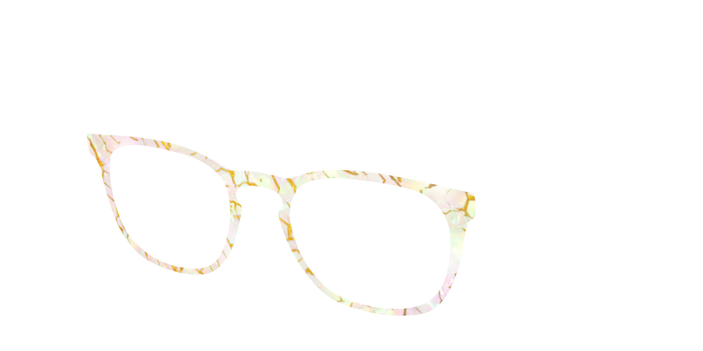 The Opalescent Pearl with Gold Streaks