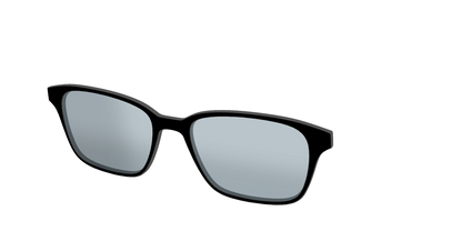 The Black With Slate Blue Lens