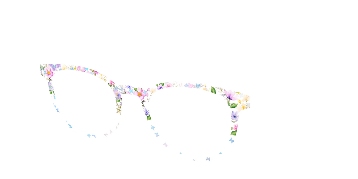 The Delicate Flower Crown with Butterfly Glitter