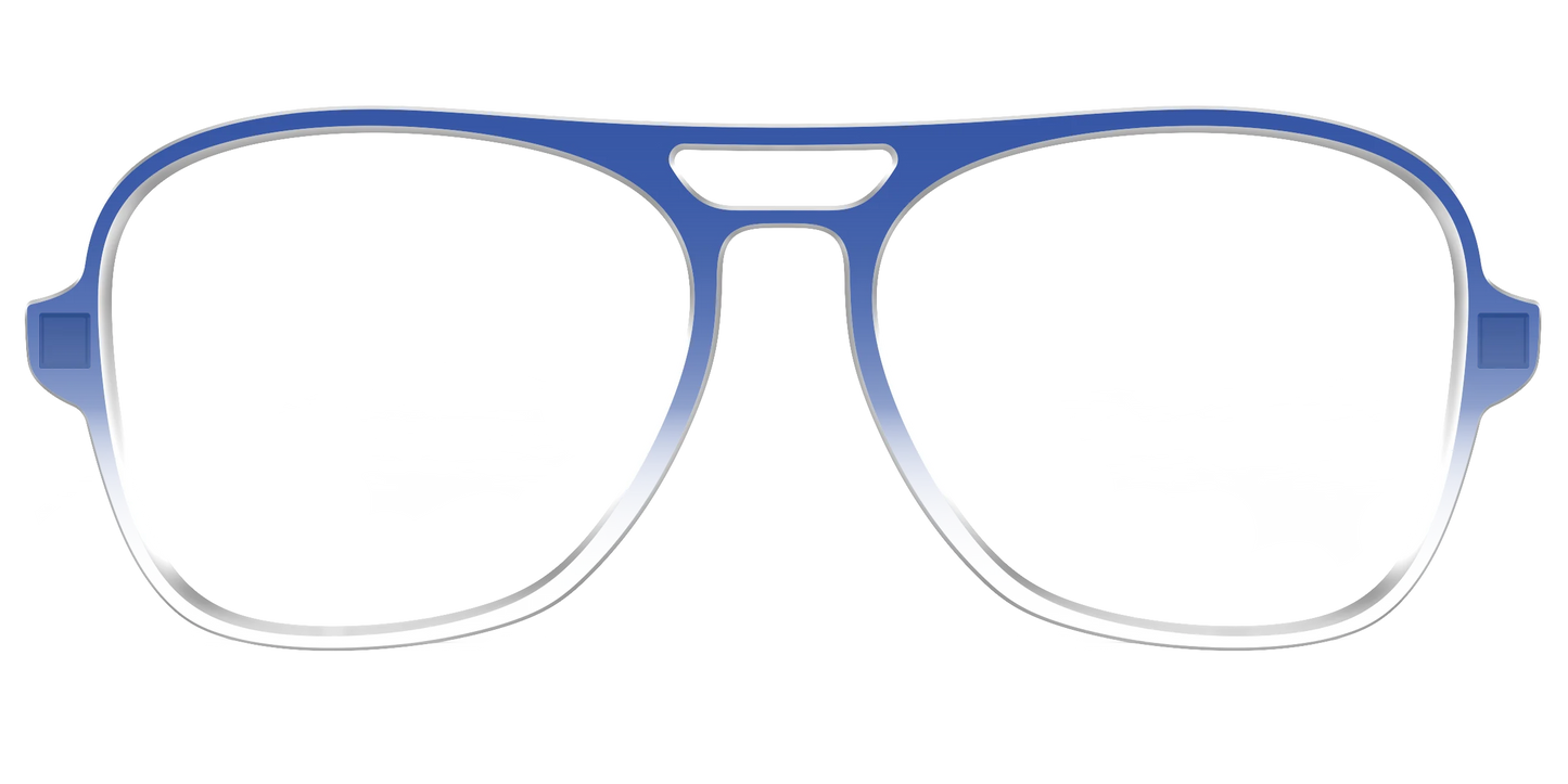 The Indigo Gradient Crystal