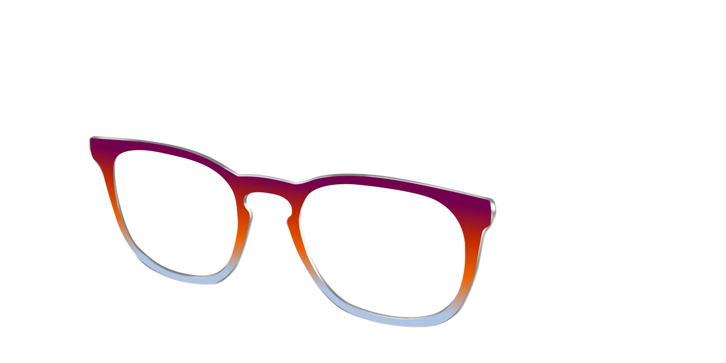 The Raspberry to Periwinkle Gradient