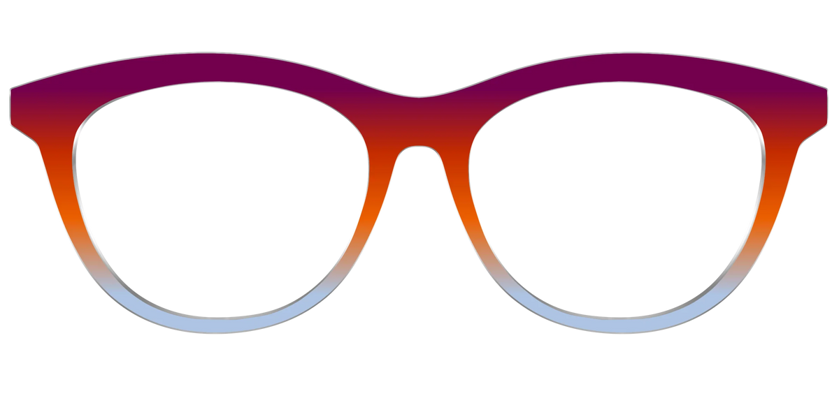 The Raspberry to Periwinkle Gradient