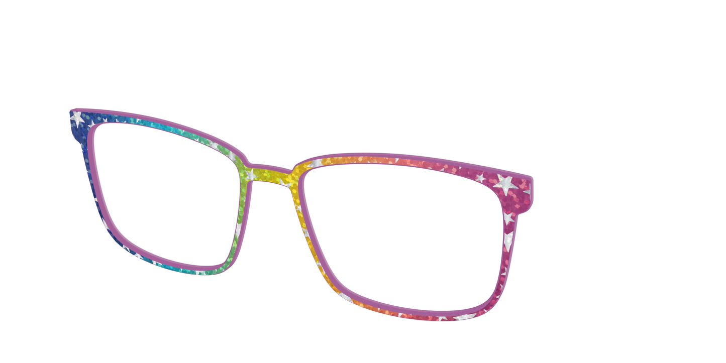 The Iridescent Rainbow Stars