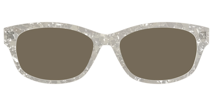 The Polarized White Quartz Pearl Sun Top