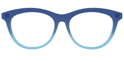 The Indigo to Sky Blue Gradient Crystal