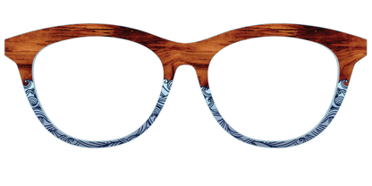 The Blue Wood Waves Crystal