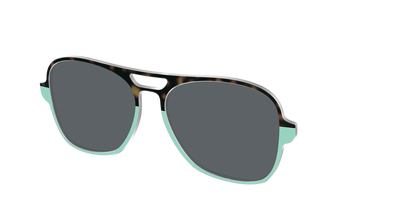The Polarized Matcha Split Sun Top