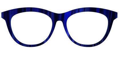 The Indigo Moire Stripes