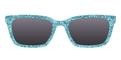 The Polarized Aquamarine Sparkle Sun Top