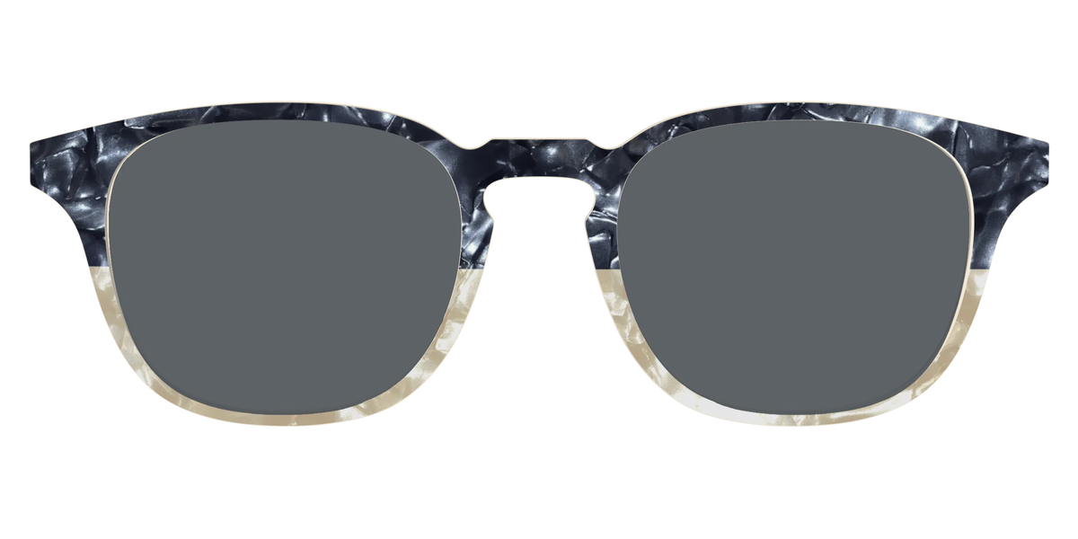 The Polarized Navy to Taupe Pearl Split Sun Top