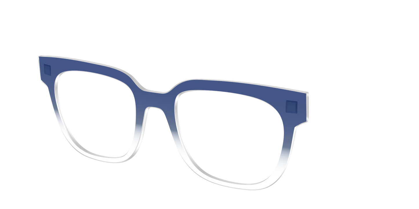 The Navy Gradient Crystal
