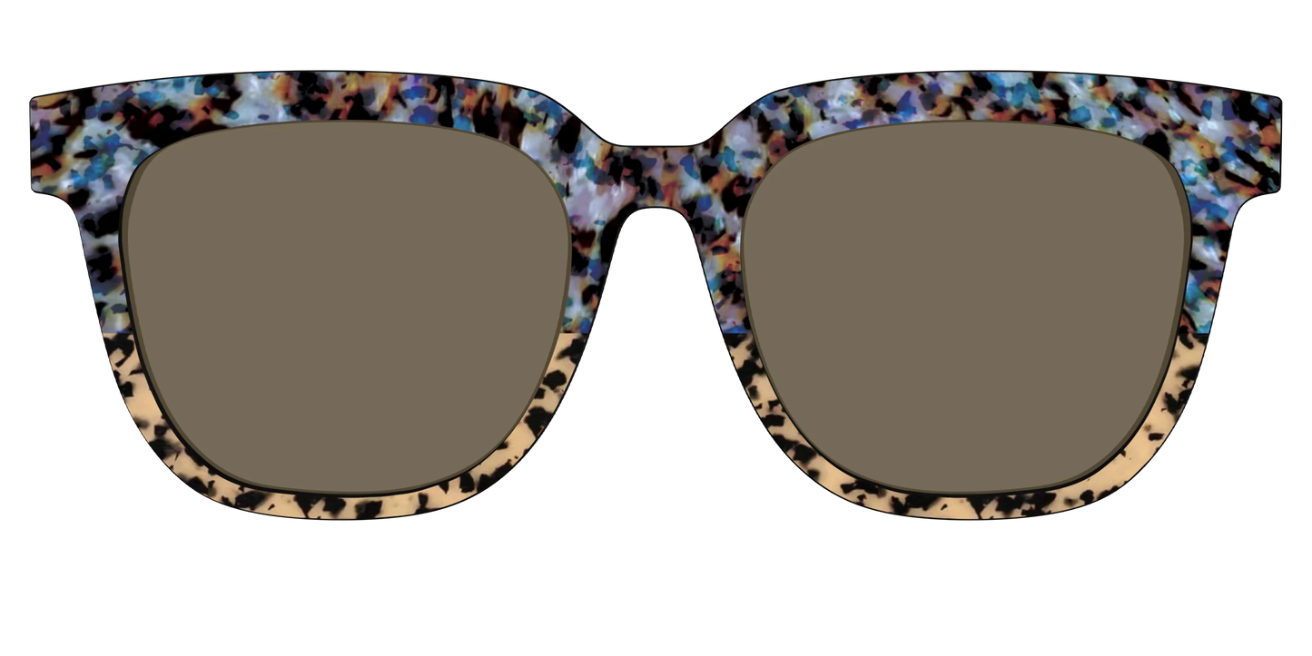 The Polarized Oasis Tortoise Split Sun Top
