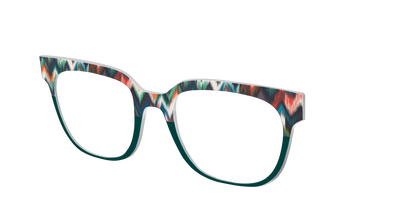 The Teal Ikat Split