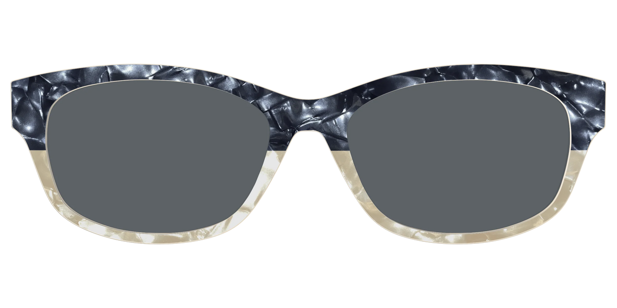 The Polarized Navy to Taupe Pearl Split Sun Top