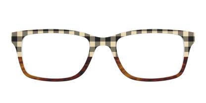 The Ivory Plaid Wood Split