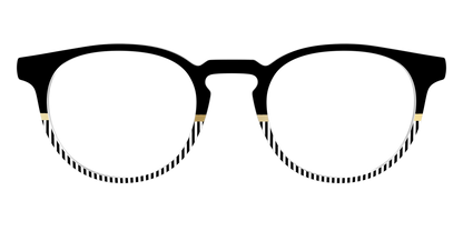 The Chic Stripes Crystal with Gold Foil
